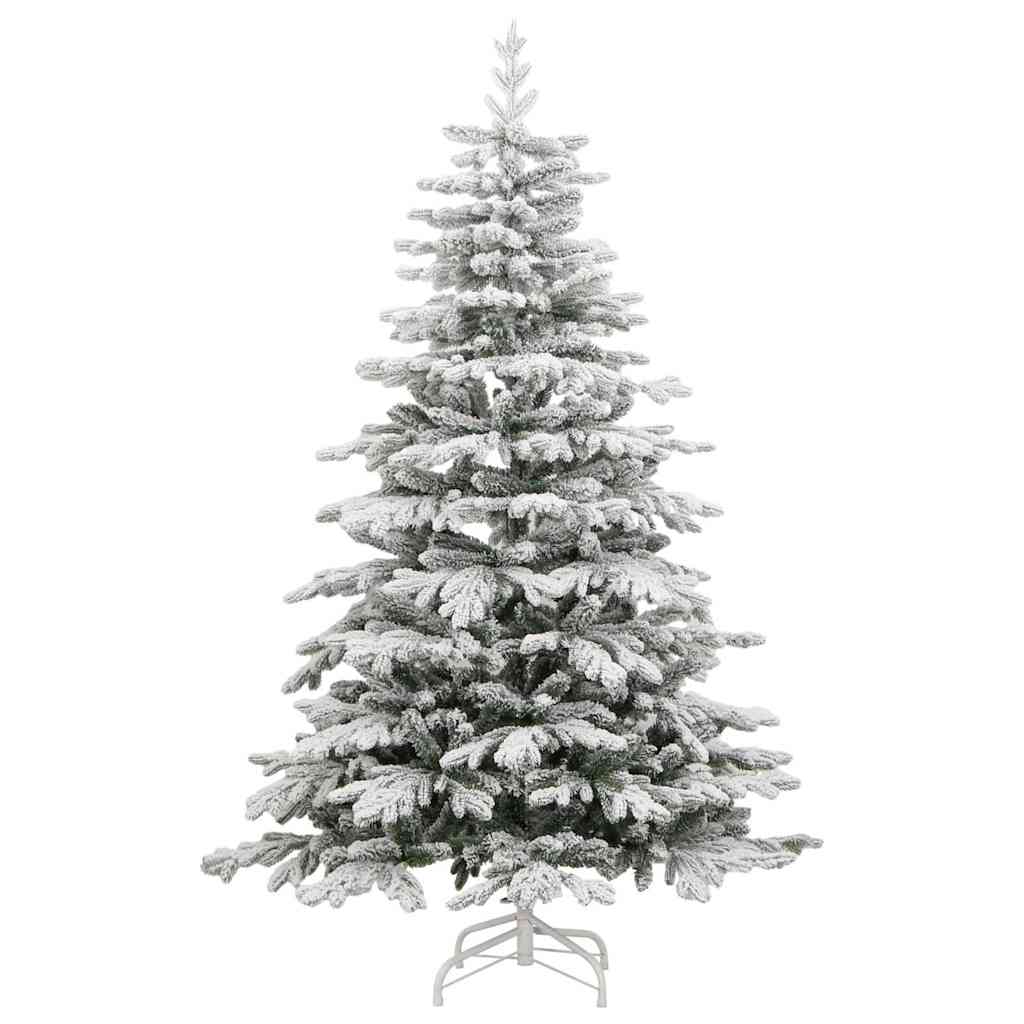 Albero di Natale Artificiale con Rami Pieghevoli Bianco 240 cm
