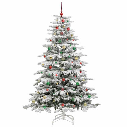 Albero di Natale Artificiale con Rami Pieghevoli Bianco 240 cm