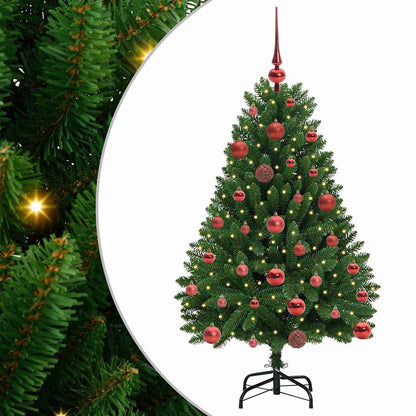 Albero di Natale artificiale Verde 120 cm PVC e Metallo