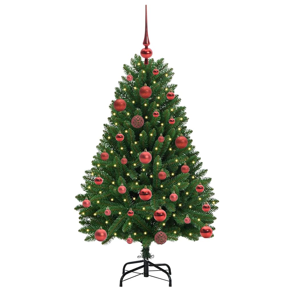 Albero di Natale artificiale Verde 120 cm PVC e Metallo