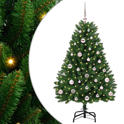 Albero di Natale artificiale Verde 120 cm PVC e Metallo