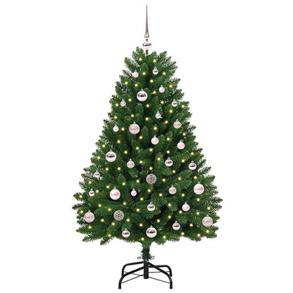 Albero di Natale artificiale Verde 120 cm PVC e Metallo