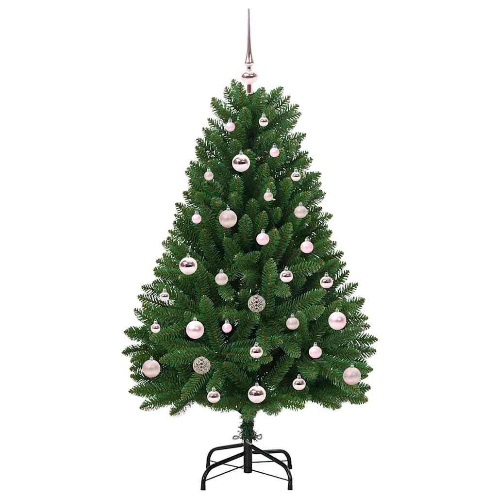 Albero di Natale artificiale Verde 120 cm PVC e Metallo