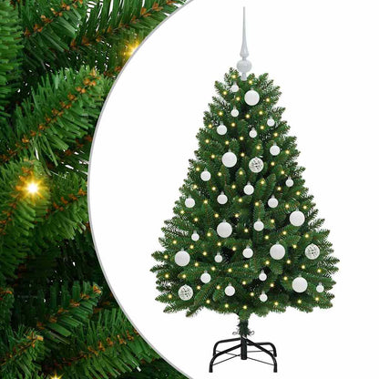 Albero di Natale artificiale Verde 120 cm PVC e Metallo