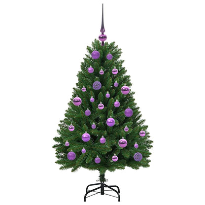 Albero di Natale artificiale Verde 120 cm PVC e Metallo