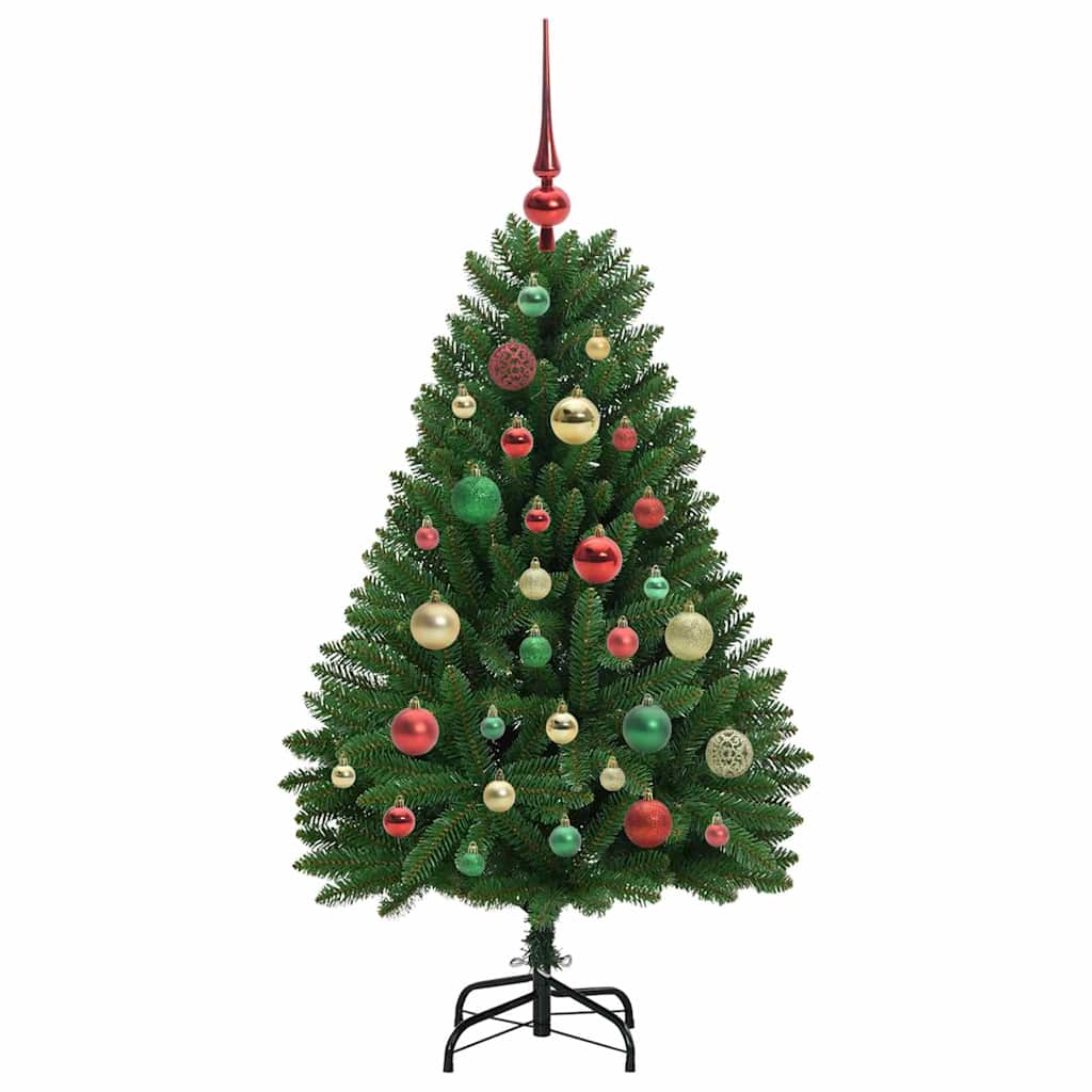 Albero di Natale artificiale Verde 120 cm PVC e Metallo