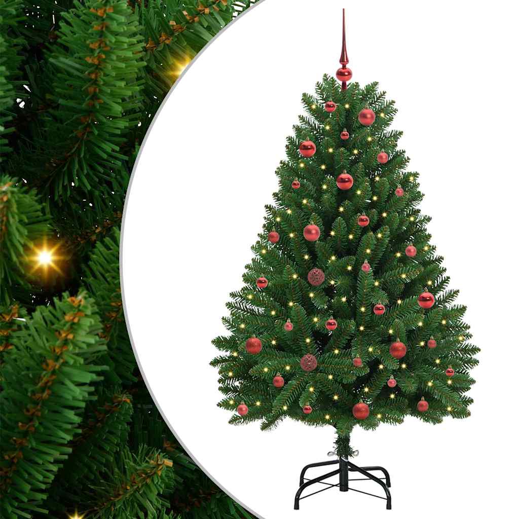 Albero di Natale artificiale Verde 150 cm PVC e Metallo