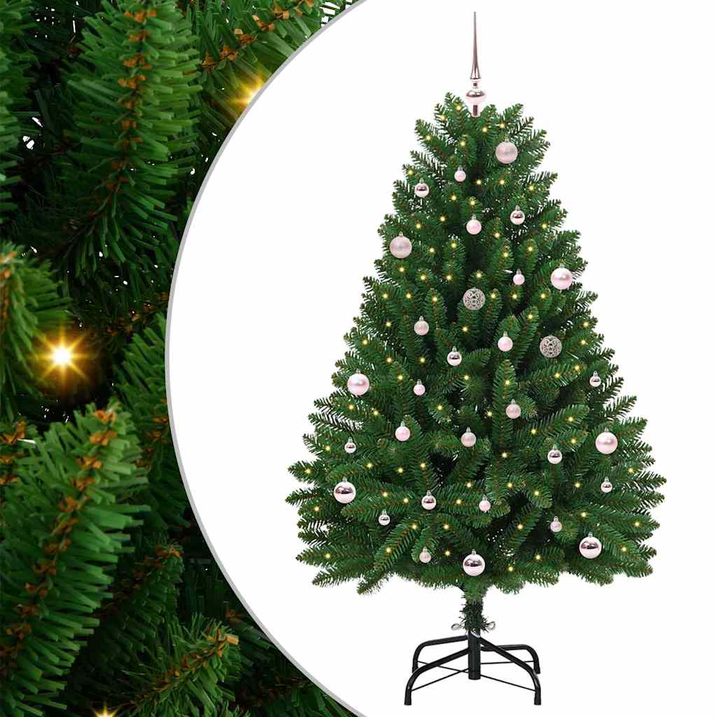Albero di Natale artificiale Verde 150 cm PVC e Metallo