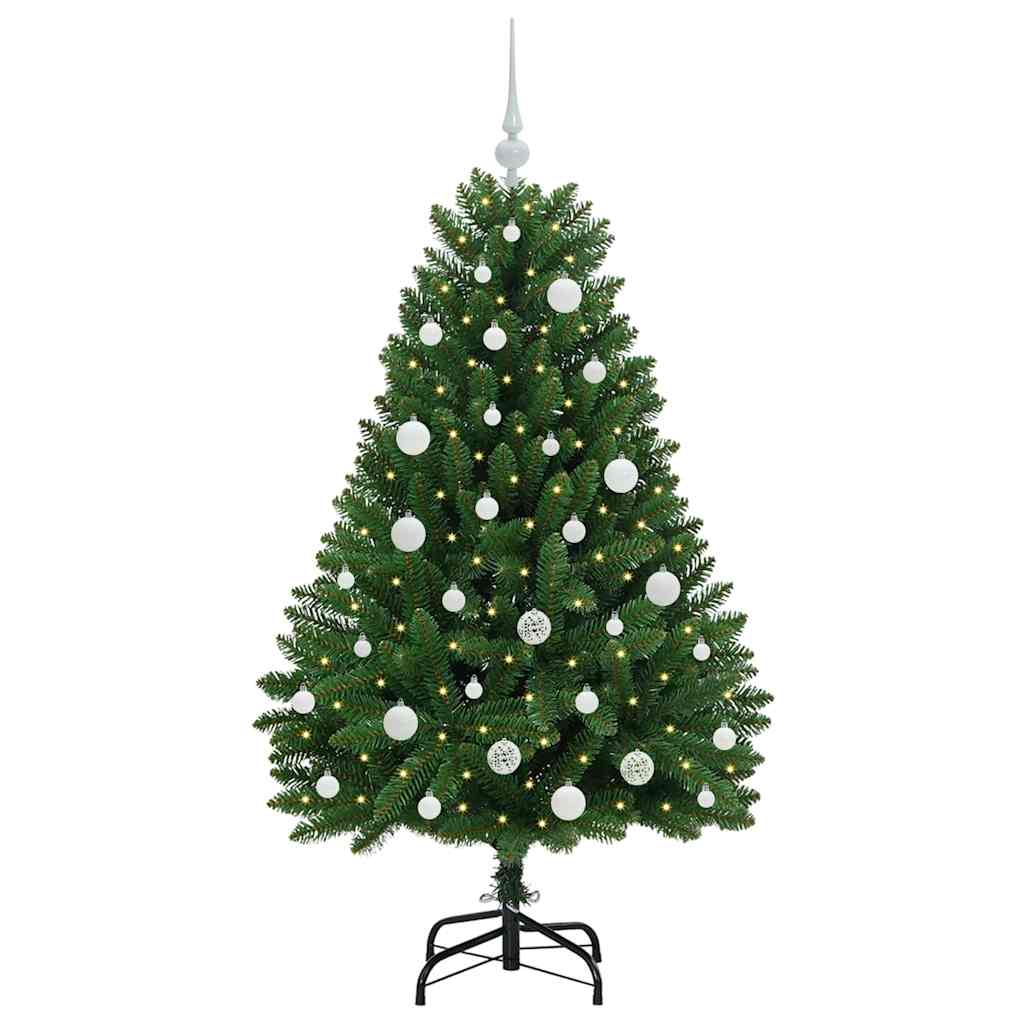 Albero di Natale artificiale Verde 150 cm PVC e Metallo
