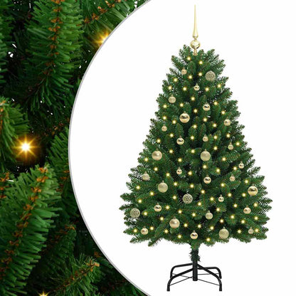 Albero di Natale artificiale Verde 150 cm PVC e Metallo