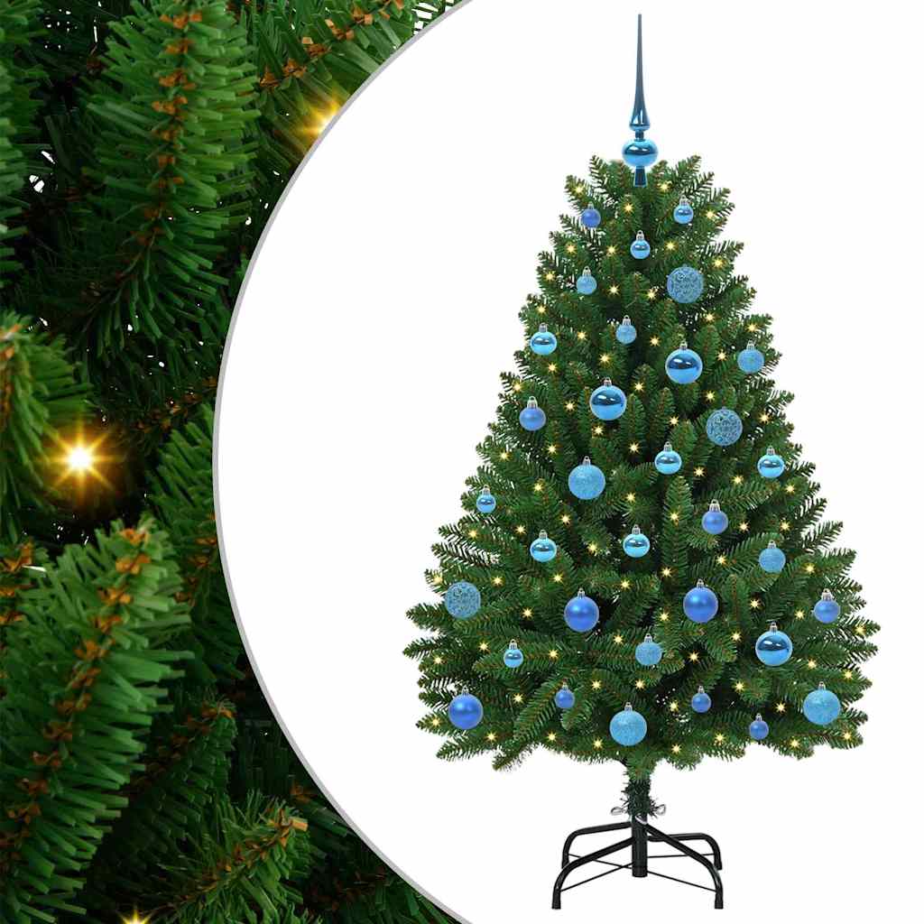 Albero di Natale artificiale Verde 150 cm PVC e Metallo