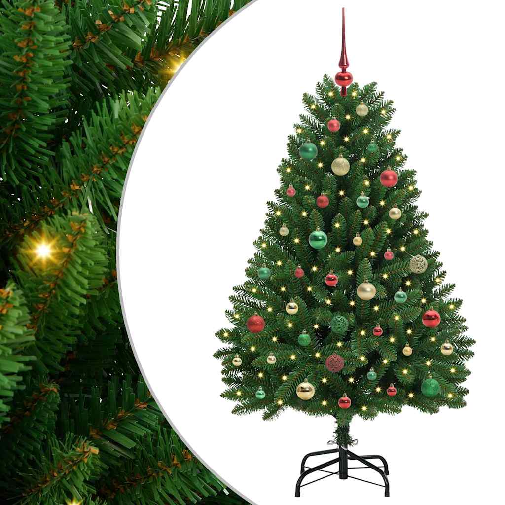 Albero di Natale artificiale Verde 150 cm PVC e Metallo