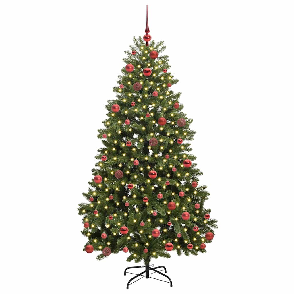 Albero di Natale artificiale Verde 180 cm PVC e Metallo