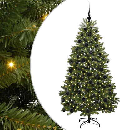Albero di Natale artificiale Verde 180 cm PVC e Metallo