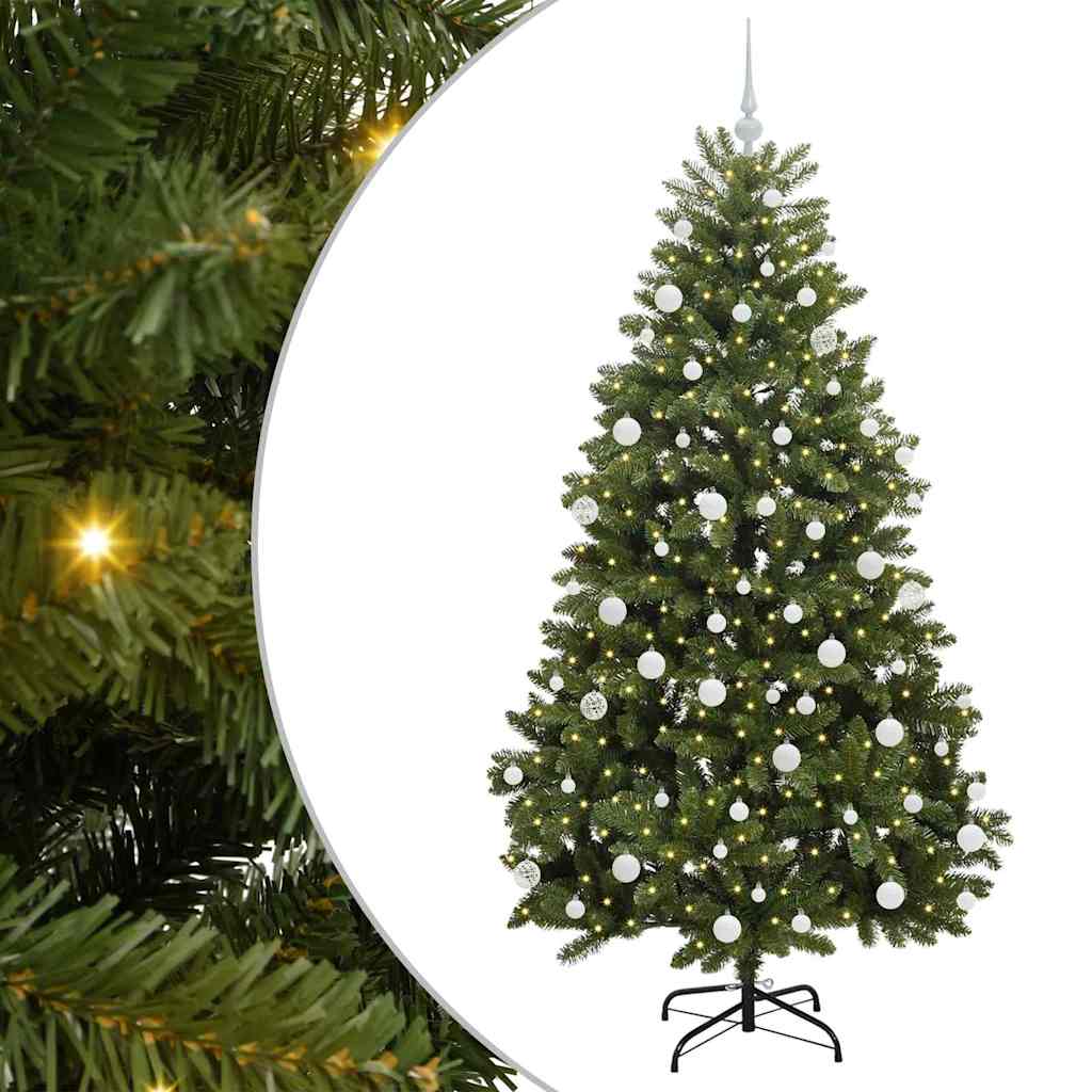 Albero di Natale artificiale Verde 180 cm PVC e Metallo
