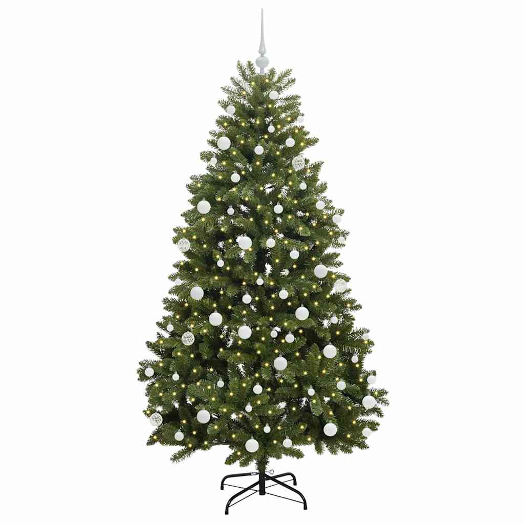 Albero di Natale artificiale Verde 180 cm PVC e Metallo