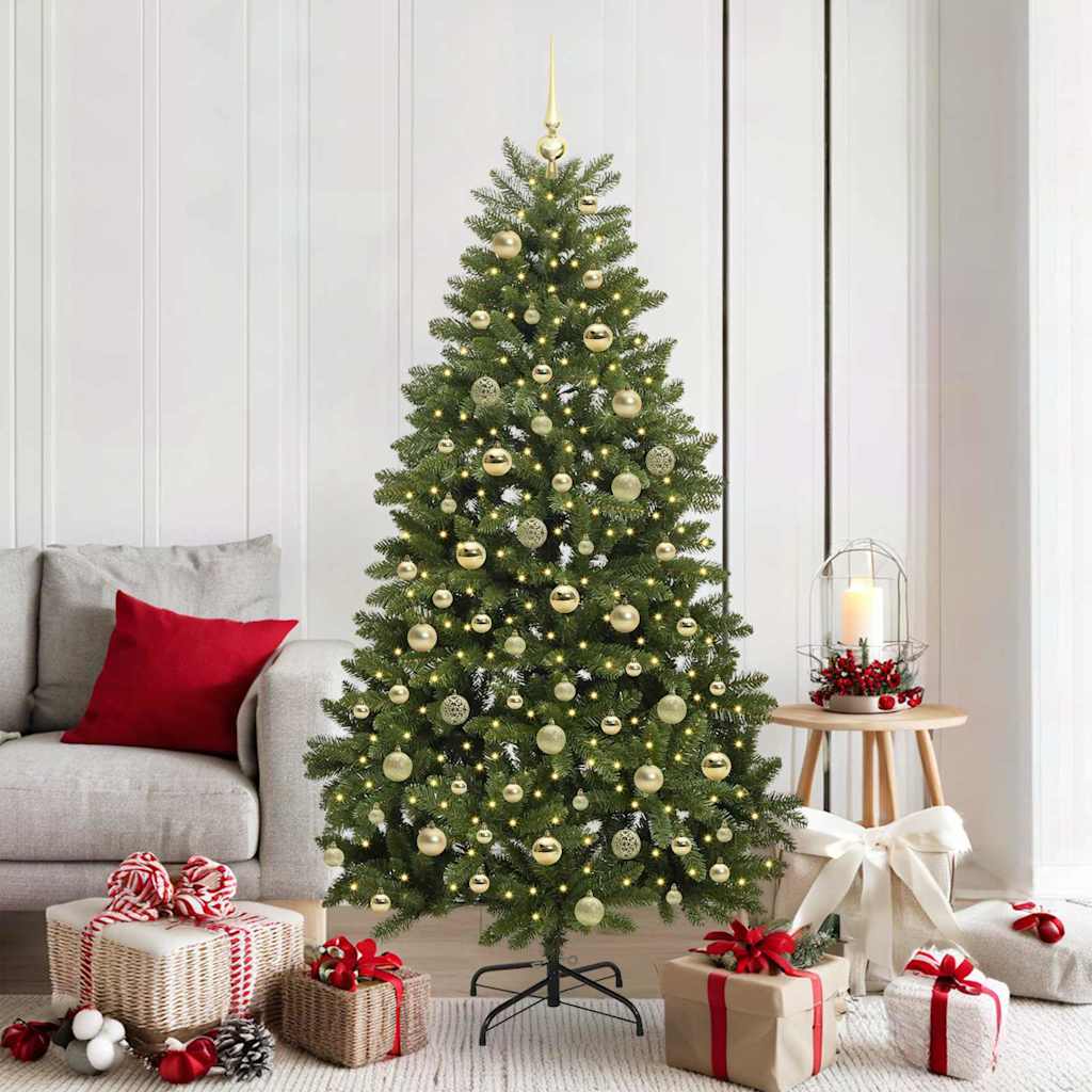 Albero di Natale artificiale Verde 180 cm PVC e Metallo