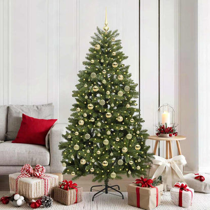 Albero di Natale artificiale Verde 180 cm PVC e Metallo
