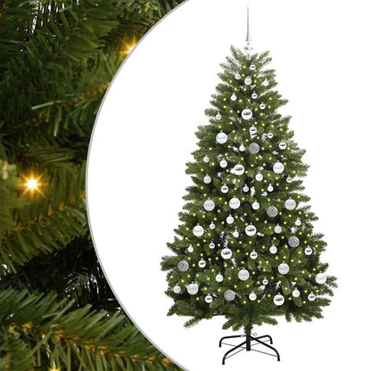 Albero di Natale artificiale Verde 180 cm PVC e Metallo