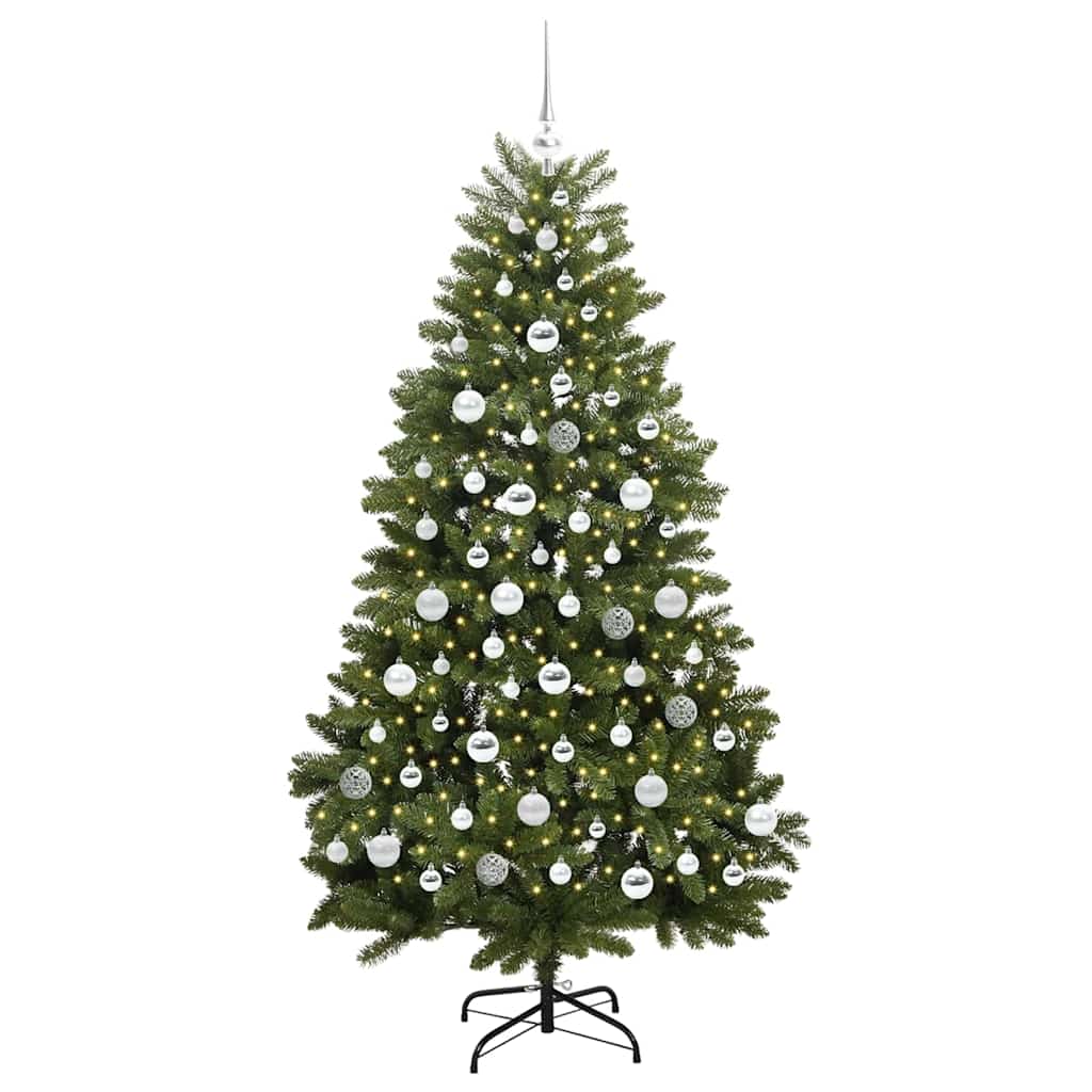 Albero di Natale artificiale Verde 180 cm PVC e Metallo