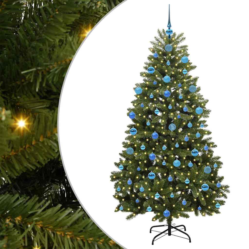 Albero di Natale artificiale Verde 180 cm PVC e Metallo