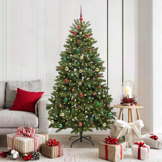 Albero di Natale artificiale Verde 180 cm PVC e Metallo