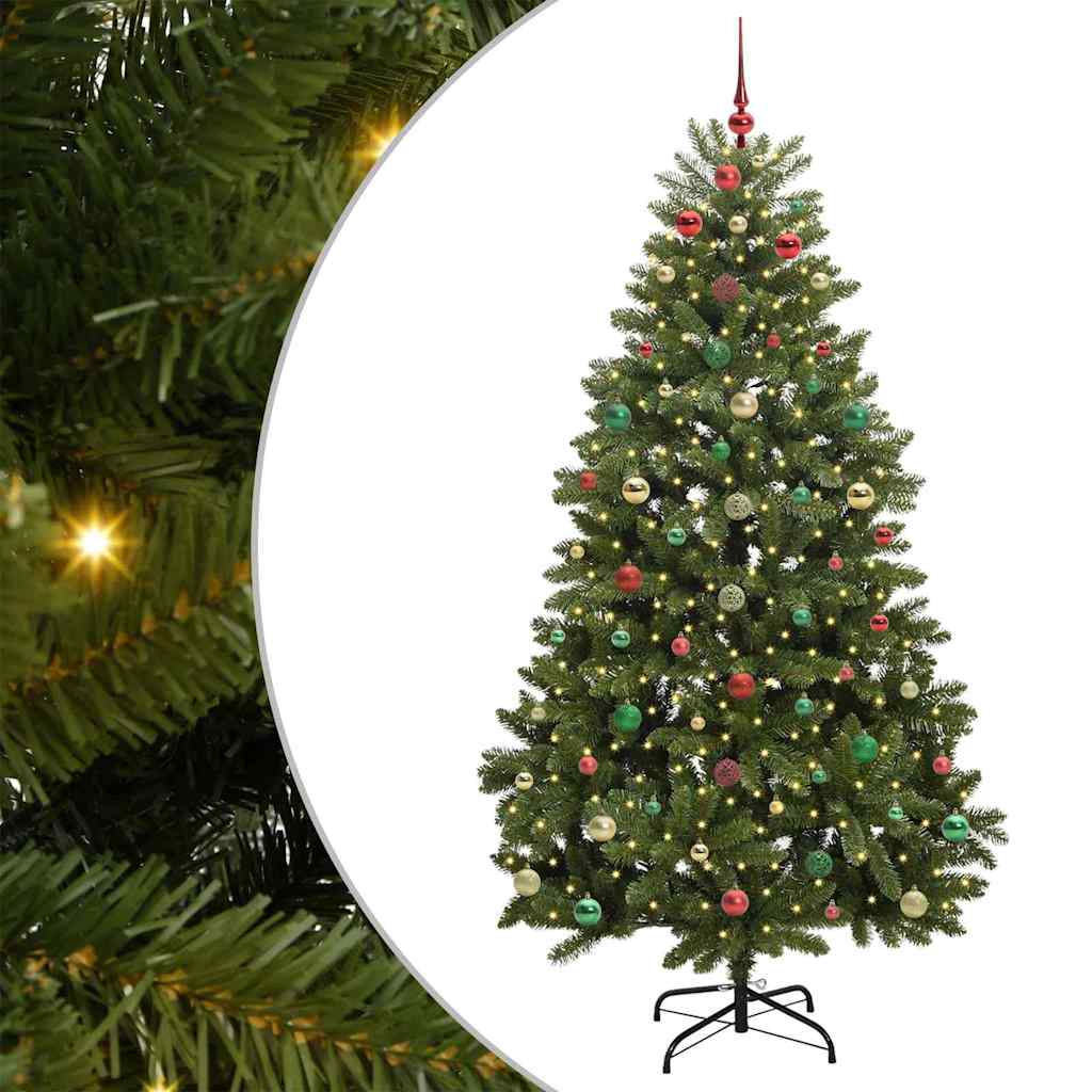 Albero di Natale artificiale Verde 180 cm PVC e Metallo