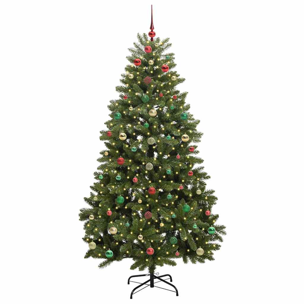 Albero di Natale artificiale Verde 180 cm PVC e Metallo