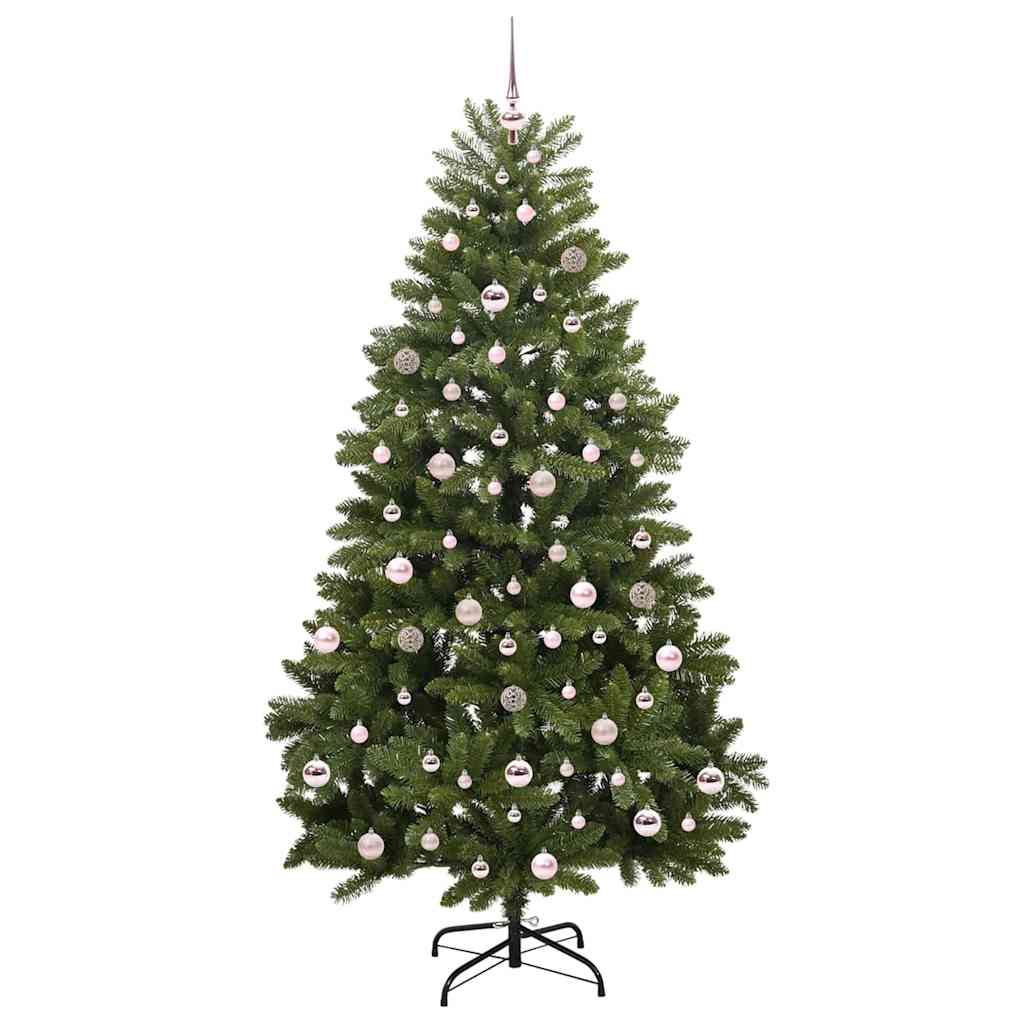 Albero di Natale artificiale Verde 210 cm PVC e Metallo