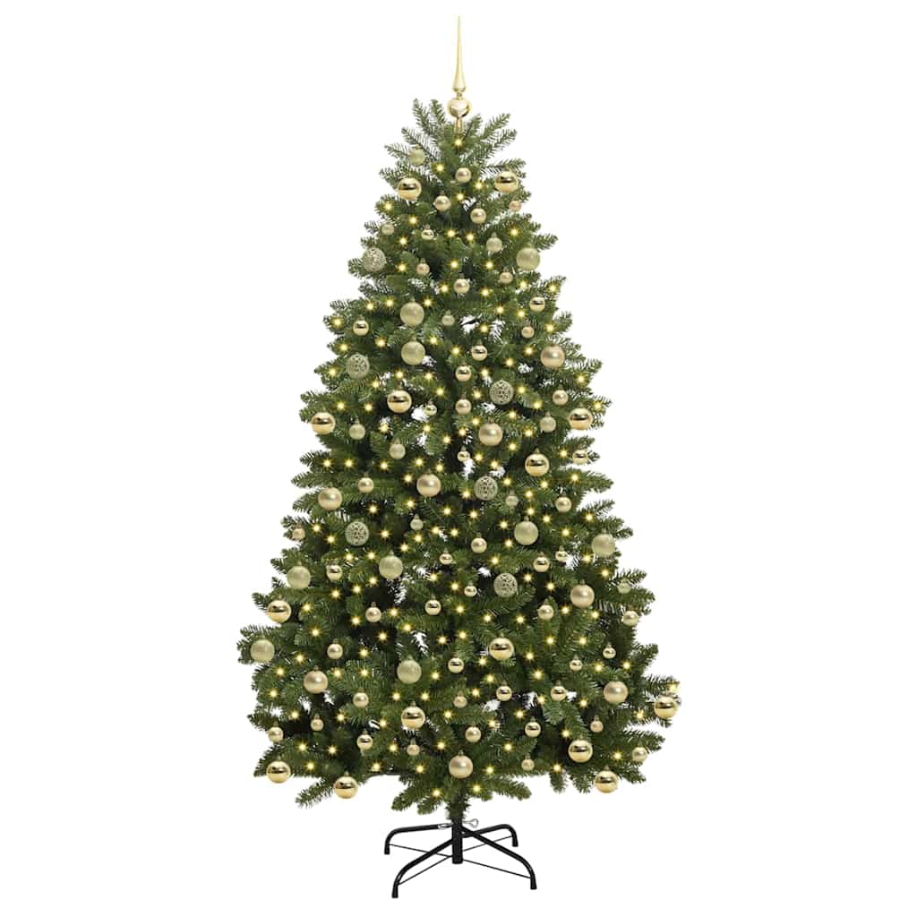 Albero di Natale artificiale Verde 210 cm PVC e Metallo