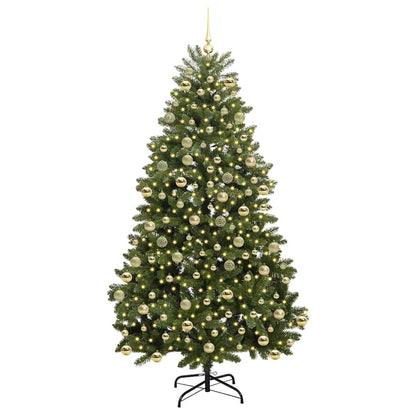 Albero di Natale artificiale Verde 210 cm PVC e Metallo