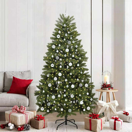 Albero di Natale artificiale Verde 210 cm PVC e Metallo