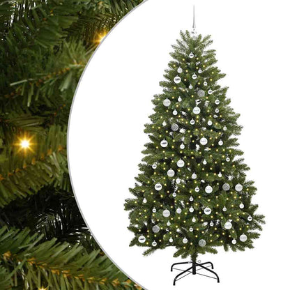 Albero di Natale artificiale Verde 210 cm PVC e Metallo