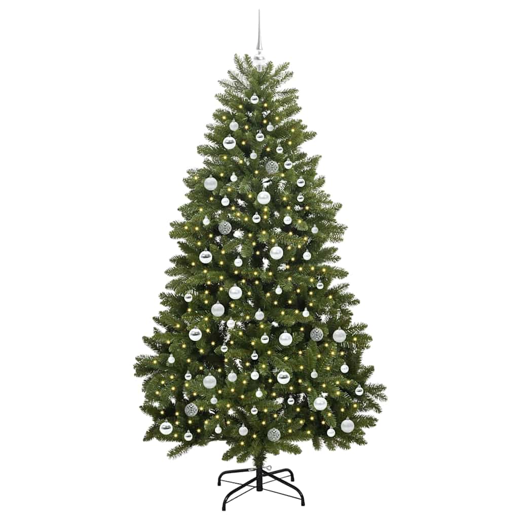 Albero di Natale artificiale Verde 210 cm PVC e Metallo
