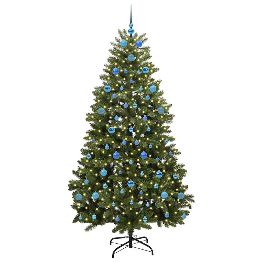 Albero di Natale artificiale Verde 210 cm PVC e Metallo