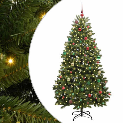 Albero di Natale artificiale Verde 210 cm PVC e Metallo