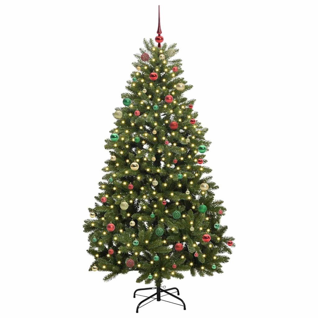 Albero di Natale artificiale Verde 210 cm PVC e Metallo