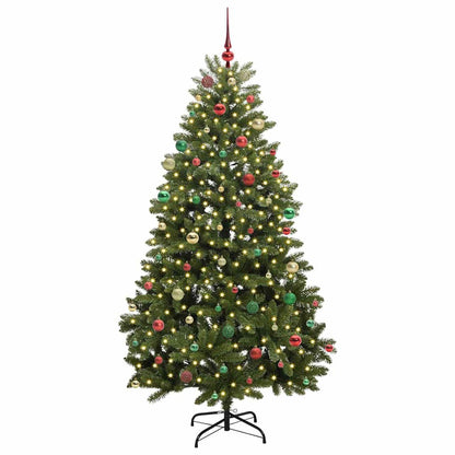 Albero di Natale artificiale Verde 210 cm PVC e Metallo