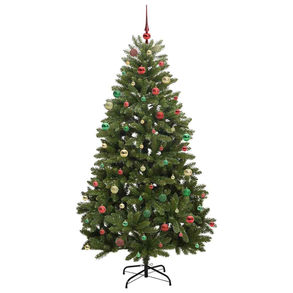 Albero di Natale artificiale Verde 210 cm PVC e Metallo