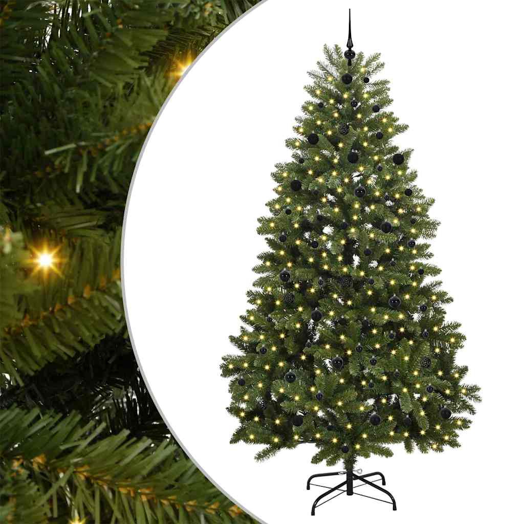 Albero di Natale artificiale Verde 240 cm PVC e Metallo