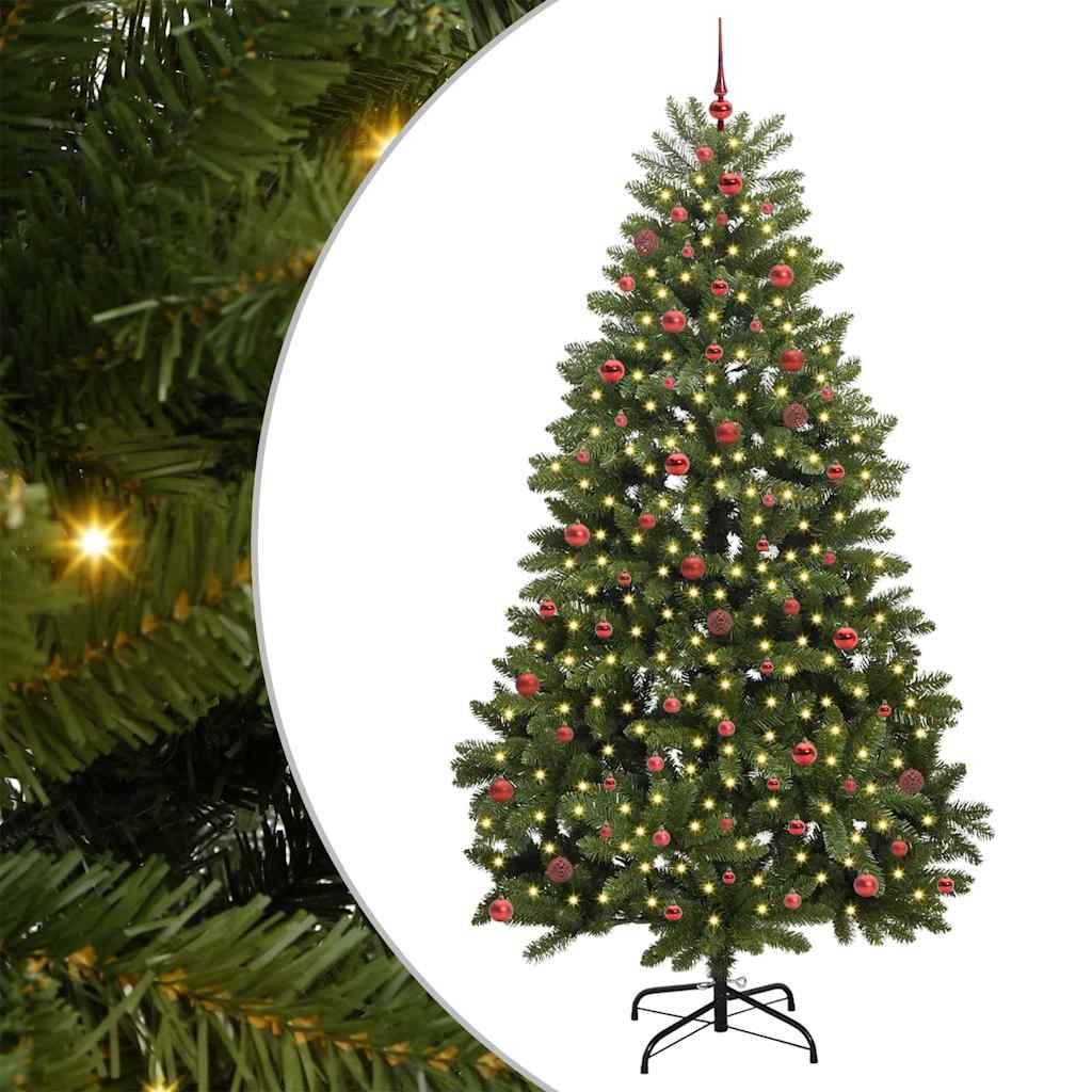 Albero di Natale artificiale Verde 270 cm PVC e Metallo