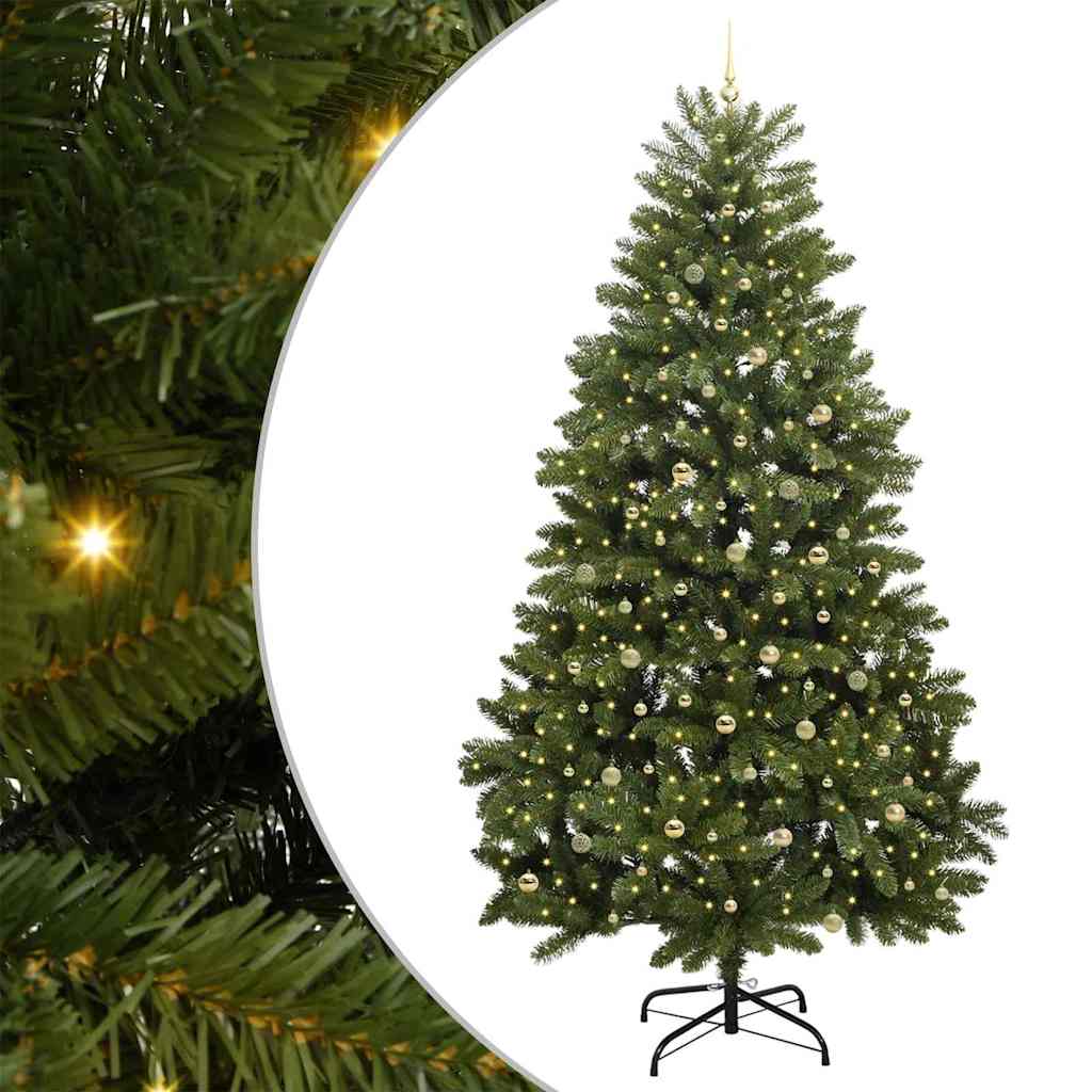 Albero di Natale artificiale Verde 270 cm PVC e Metallo
