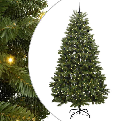 Albero di Natale Artificiale con Rami Pieghevoli 300 cm 300 LED