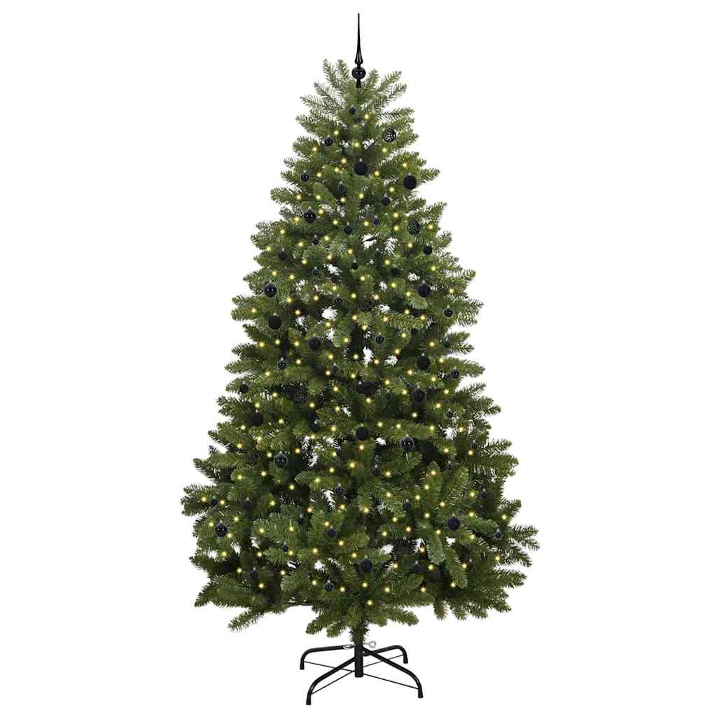 Albero di Natale Artificiale con Rami Pieghevoli 300 cm 300 LED