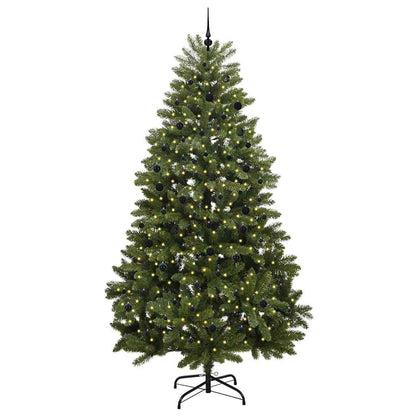 Albero di Natale Artificiale con Rami Pieghevoli 300 cm 300 LED