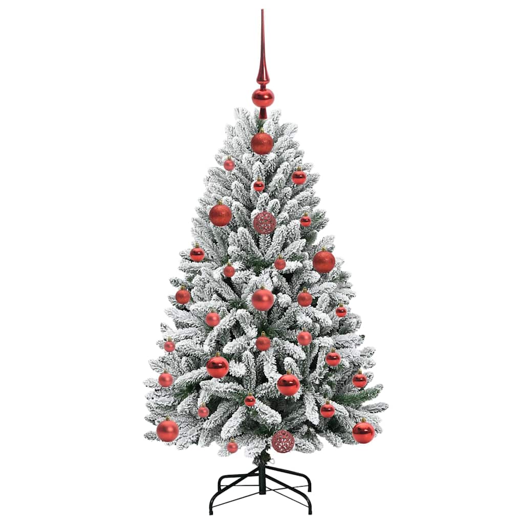 Albero di Natale artificiale con 150 LED Verde e Bianco 120 cm