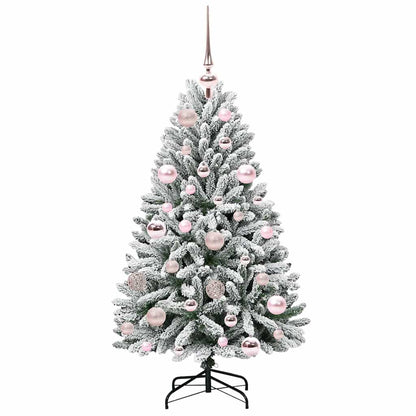 Albero di Natale artificiale con 150 LED Verde e Bianco 120 cm