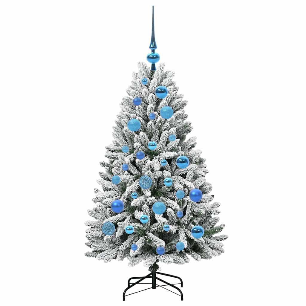 Albero di Natale artificiale con 150 LED Verde e Bianco 120 cm
