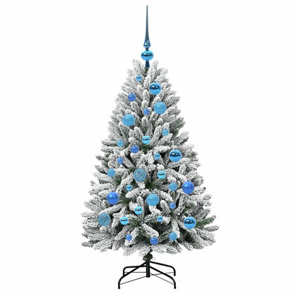 Albero di Natale artificiale con 150 LED Verde e Bianco 120 cm