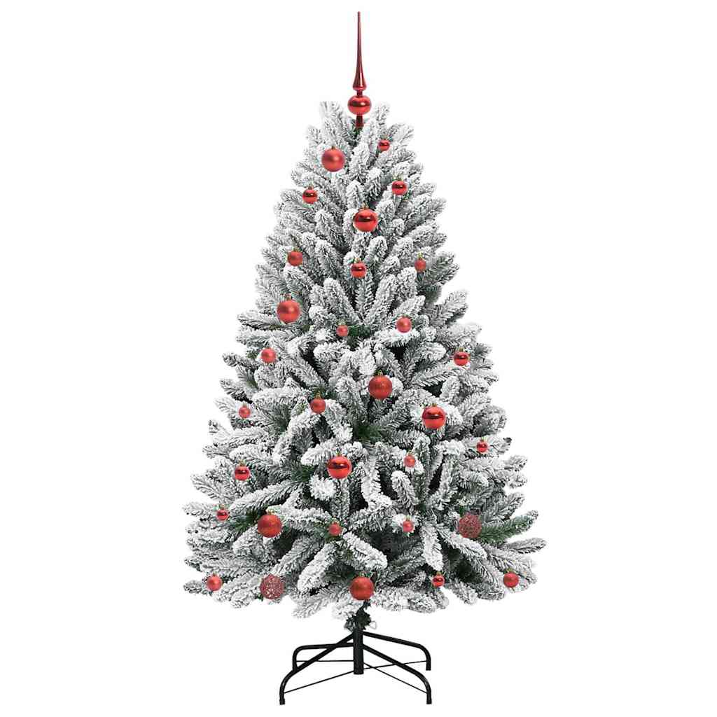 Albero di Natale artificiale con 150 LED Verde e Bianco 150 cm